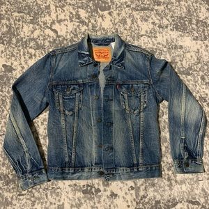 Levi's Mens Type 3 Mid Wash Denim Jacket Size M